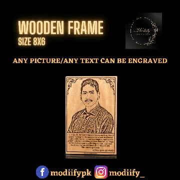 CUSTOMIZED WOODEN FRAME 8X6