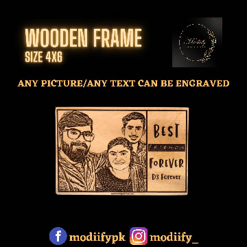 CUSTOMIZED WOODEN FRAME 4x6