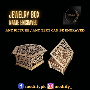 JEWELRY BOX - NAME ENGRAVED