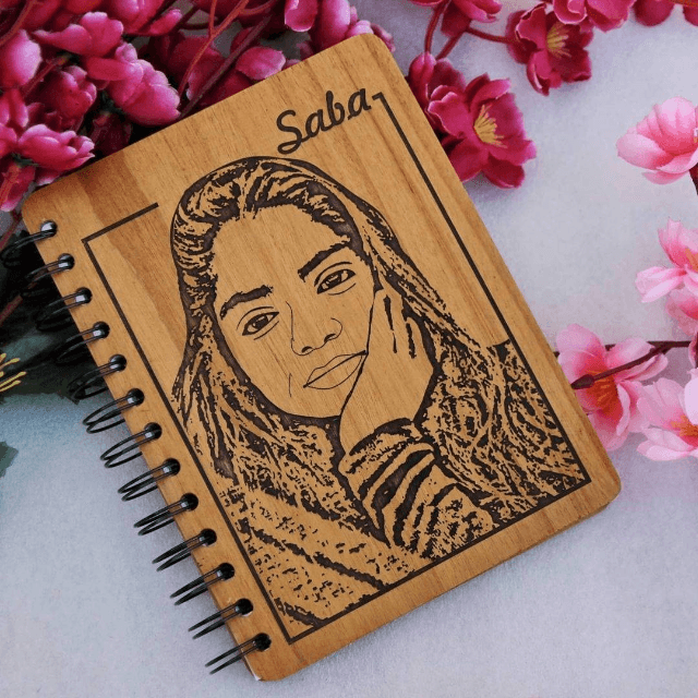 Customized Wooden Diary