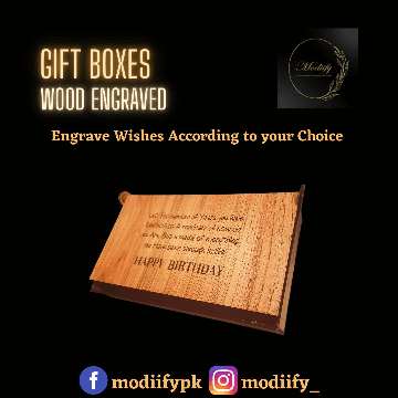 WISHES ENGRAVED WOOD BOXES